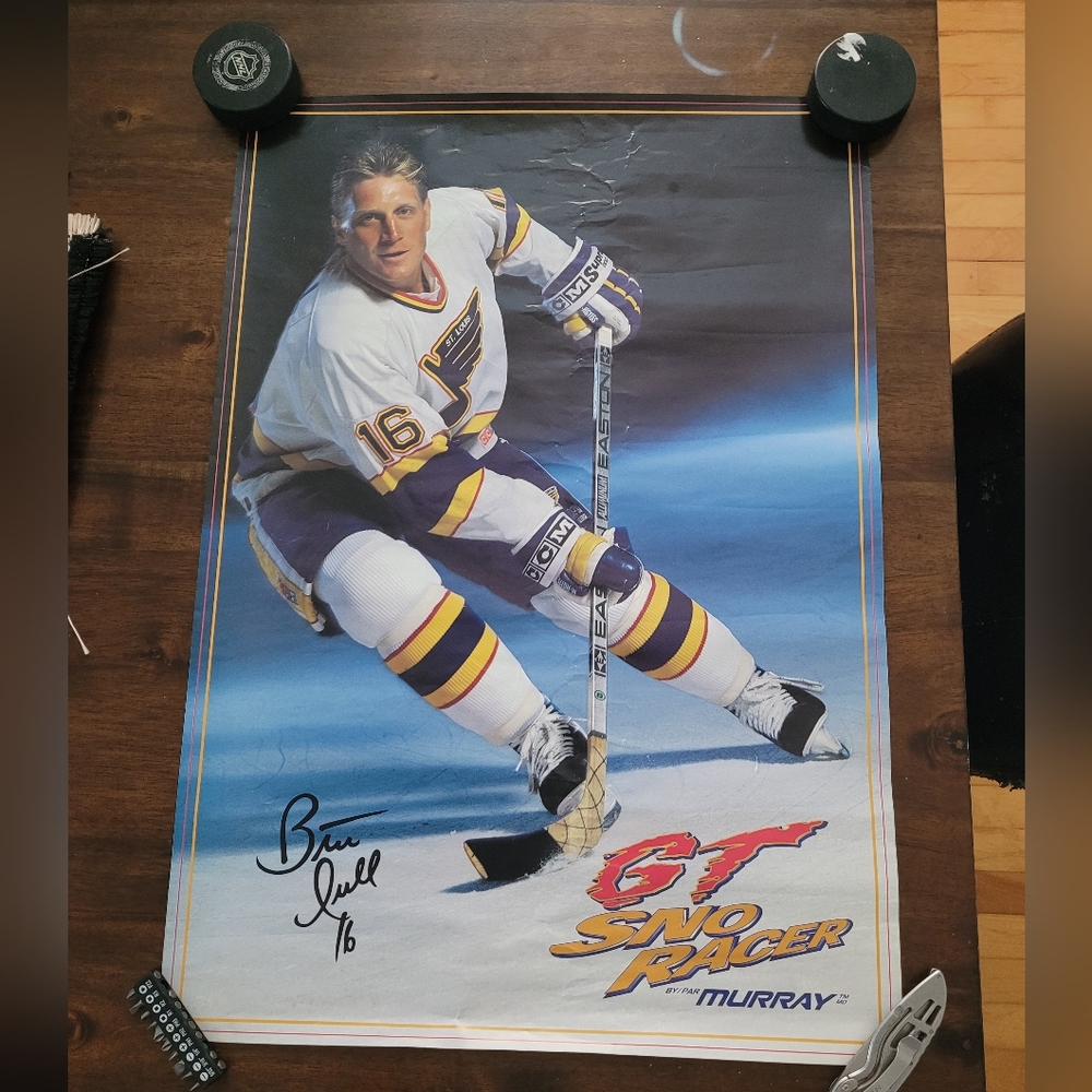 Brett Hull GT SNO RACER promotional poster